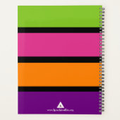 ガールズカラフルストライプ プランナー手帳 (裏面)