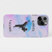 ガールズカラートパステルスワール iPhoneケース (裏面横)