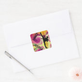 ガールズカラートロピカルスワールハイキック スクエアシール (封筒)