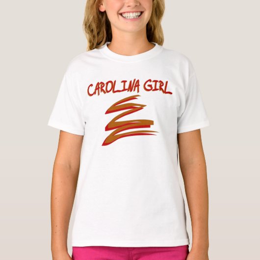 ガールズカロリーナガールリンガーTシャツ Tシャツ (正面)