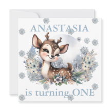 ガールズカワイディアフォレストウィンターテーマ誕生日ブルー