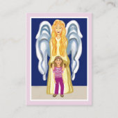 ガールズガーディアンエンジェル祈りの言葉カード 名刺 (正面)