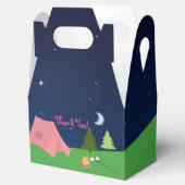 ガールズキャンピングキャンプアウトバースデーパーティーお気に入りボックス フェイバーボックス (オープン)