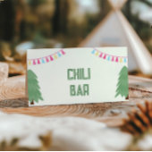 ガールズキャンピングフードテントカード