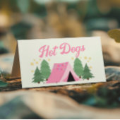 ガールズキャンピングフードテントカード