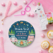 ガールズキャンプ誕生日キャンプアウトパーティー紙プレート ペーパープレート (パーティー)