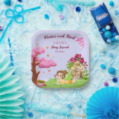 ガールズキュートイエローフェアリー童話ホーム ペーパープレート (パーティー)