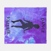 ガールズキュートダンスウォーターフリースブランケット フリースブランケット (正面(横))