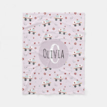 ガールズキュートピンク救急医療隊員救急車パターンキッズ