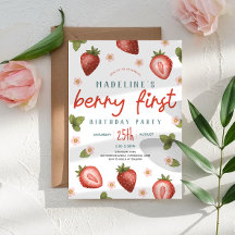 ガールズキュートベリー初夏キッズファースト誕生日