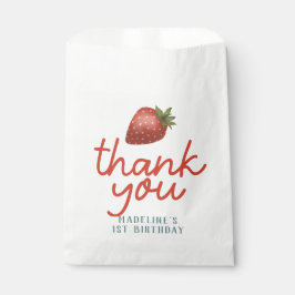 ガールズキュートベリー最初の子供たち1st誕生日のお願い フェイバーバッグ