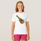 ガールズギターシャツ Tシャツ (正面フル)