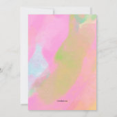 ガールズギター誕生日パーティー 招待状 (裏面)