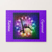 ガールズギムナストバランスビームパーソナライズされた ジグソーパズル (横)