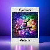 ガールズギムナストバランスビームパーソナライズされた ジグソーパズル