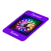 ガールズギムナストバランスビームパーソナライズされた マグネット (左側)