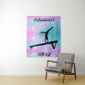 ガールズギムナスト体操バランスビーム タペストリー (インサイチュ)