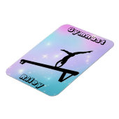 ガールズギムナスト体操バランスビーム マグネット (左側)