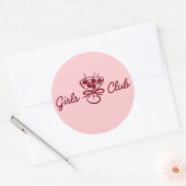 ガールズクラブ ラウンドシール (封筒)