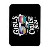 ガールズクルーズトリップ2024バケーションラバーズ マグネット (縦)