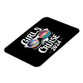 ガールズクルーズトリップ2024バケーションラバーズ マグネット (左側)