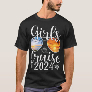 ガールズクルーズ2024ガールズクルーズトリップ2024バケーション Tシャツ