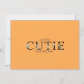 ガールズクレメンティンかわいこちゃんベビーシャワー招待状 招待状 (裏面)