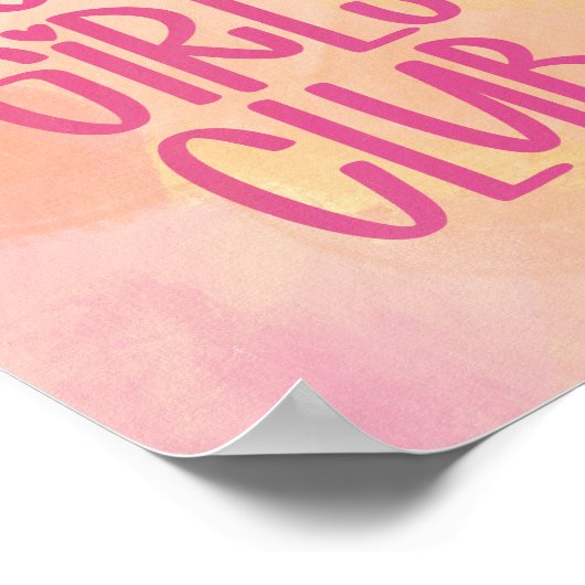 ガールズクールクラブ ポスター (角)