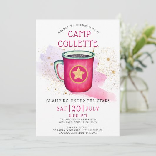 ガールズグランプキャンプ誕生日アンダーザスターズI 招待状 (スタンド正面)