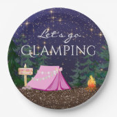 ガールズグランプ誕生日パーティー ペーパープレート (正面)