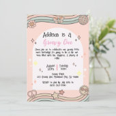 ガールズグルービーワン誕生日招待状 招待状 (スタンド正面)