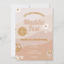 ガールズグルーヴィフェスティバルビベス誕生日招待状 招待状