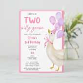 ガールズグ間抜けース2nd誕生日パーティの招待状 招待状 (スタンド正面)