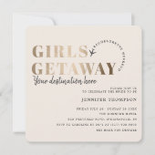 ガールズゲタウェイタウペ&金ゴールドバチェロレッテウィークエンド 招待状 (正面)