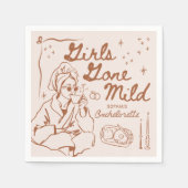 ガールズゴングマイルドバチェロレッテデコル スタンダードカクテルナプキン (正面)