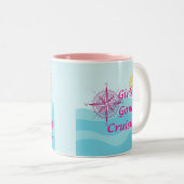 ガールズゴークルージング ツートーンマグカップ (正面右)