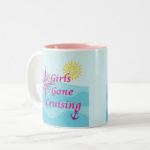 ガールズゴークルージング ツートーンマグカップ (正面左)