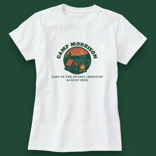 ガールズゴーグランプ:カスタムキャンプレイクバチェロレッテ Tシャツ