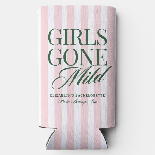 ガールズゴーミラルパジャマスパバチェロレッテ週末 スリム缶クーラー (裏面)