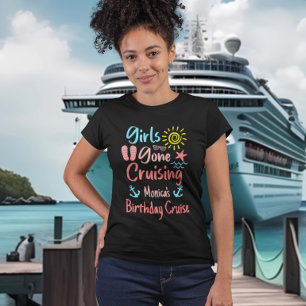ガールズゴーンクルージンググループ誕生日バチェロレッテ Tシャツ