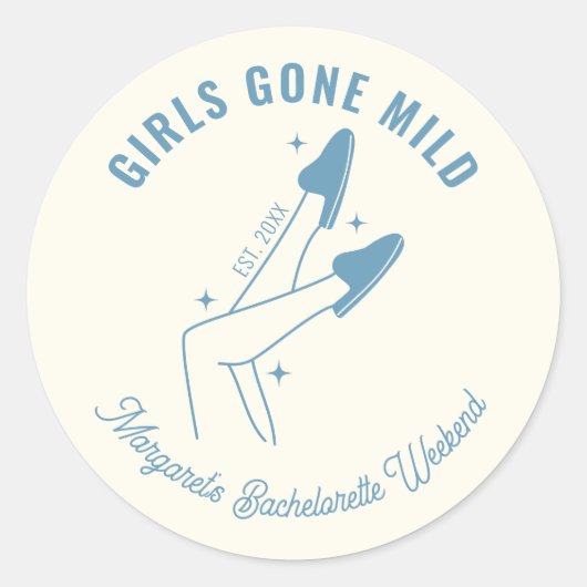 ガールズゴーンマイルドブルースパバチェロレッテ ラウンドシール (正面)