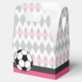 ガールズサッカーパーティーカスタム誕生日 フェイバーボックス (オープン)