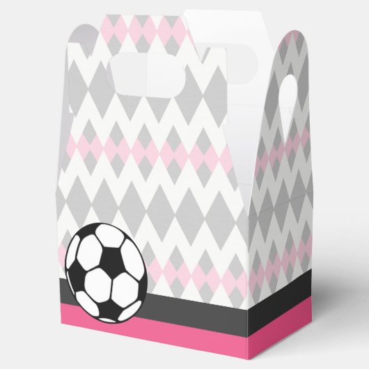 ガールズサッカーパーティーカスタム誕生日 フェイバーボックス (オープン)