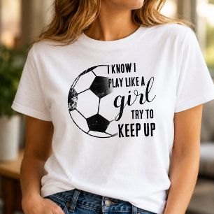 ガールズサッカー Tシャツ