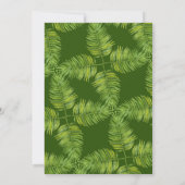 ガールズサファリジャングルバイワイルドバイバースデー 招待状 (裏面)