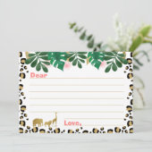 ガールズサファリワイルドワンタイムカプセルカード 招待状 (スタンド正面)