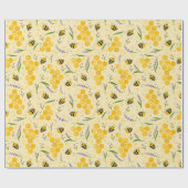 ガールズサマーフローラビー子供の誕生日 ラッピングペーパー (フラット)