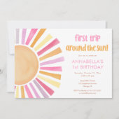 ガールズサンシャイン最初ののまわりに日帰り旅行 招待状 (正面)