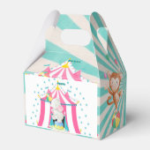 ガールズサーカステーマバースデーパーティーカスタム フェイバーボックス (裏面サイド)