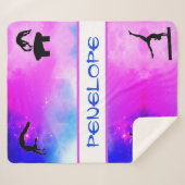 ガールズジムティクスイベント抽象芸術シェルパブランケット シェルパブランケット (正面(横))